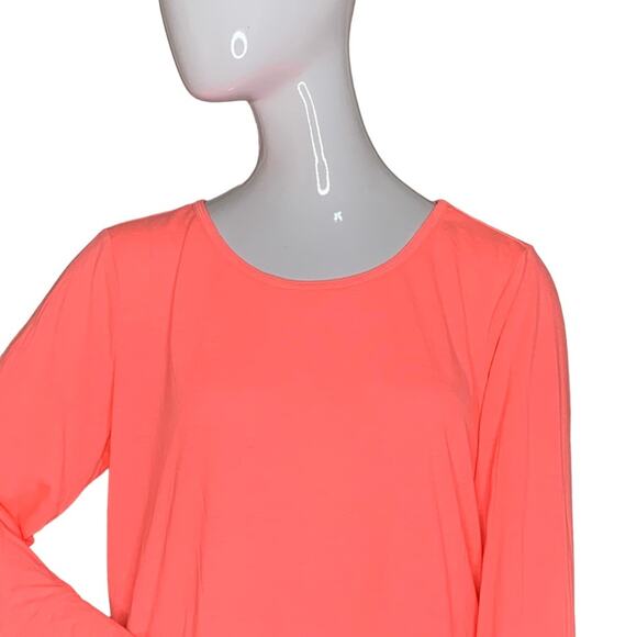 RBX Top Long Sleeve Thumb Holes Size L Orange - Picture 2 of 9